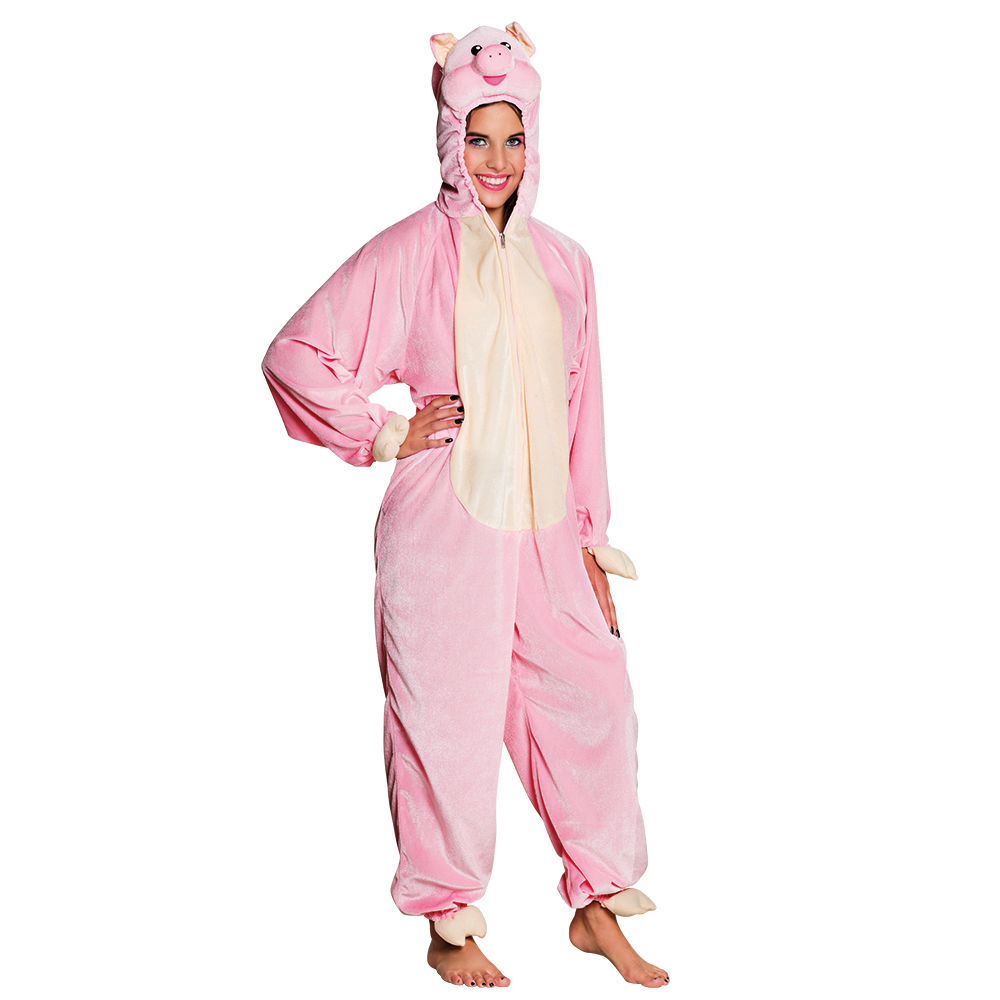 SALE Damen- und Herren-Kostm Overall Schwein, Gr. S bis 165cm Krpergre - Plschkostm, Tierkostm Bild 2