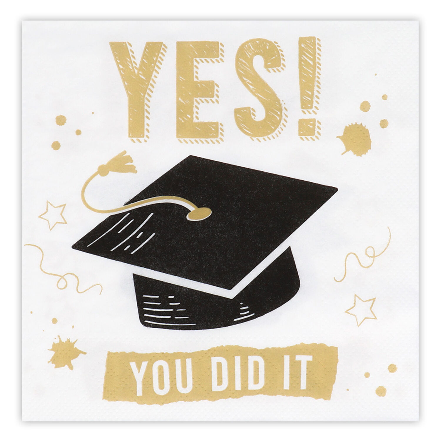 NEU Servietten Graduation Yes you did it, 20 Stck