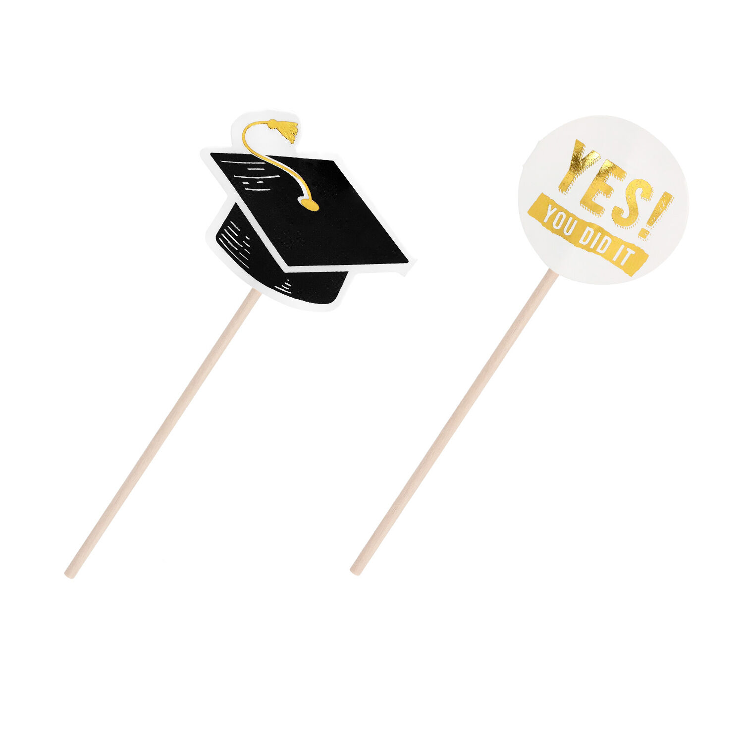 NEU Cocktail-Picker Graduation, 12 St�ck mit verschiedenen Motiven Bild 2