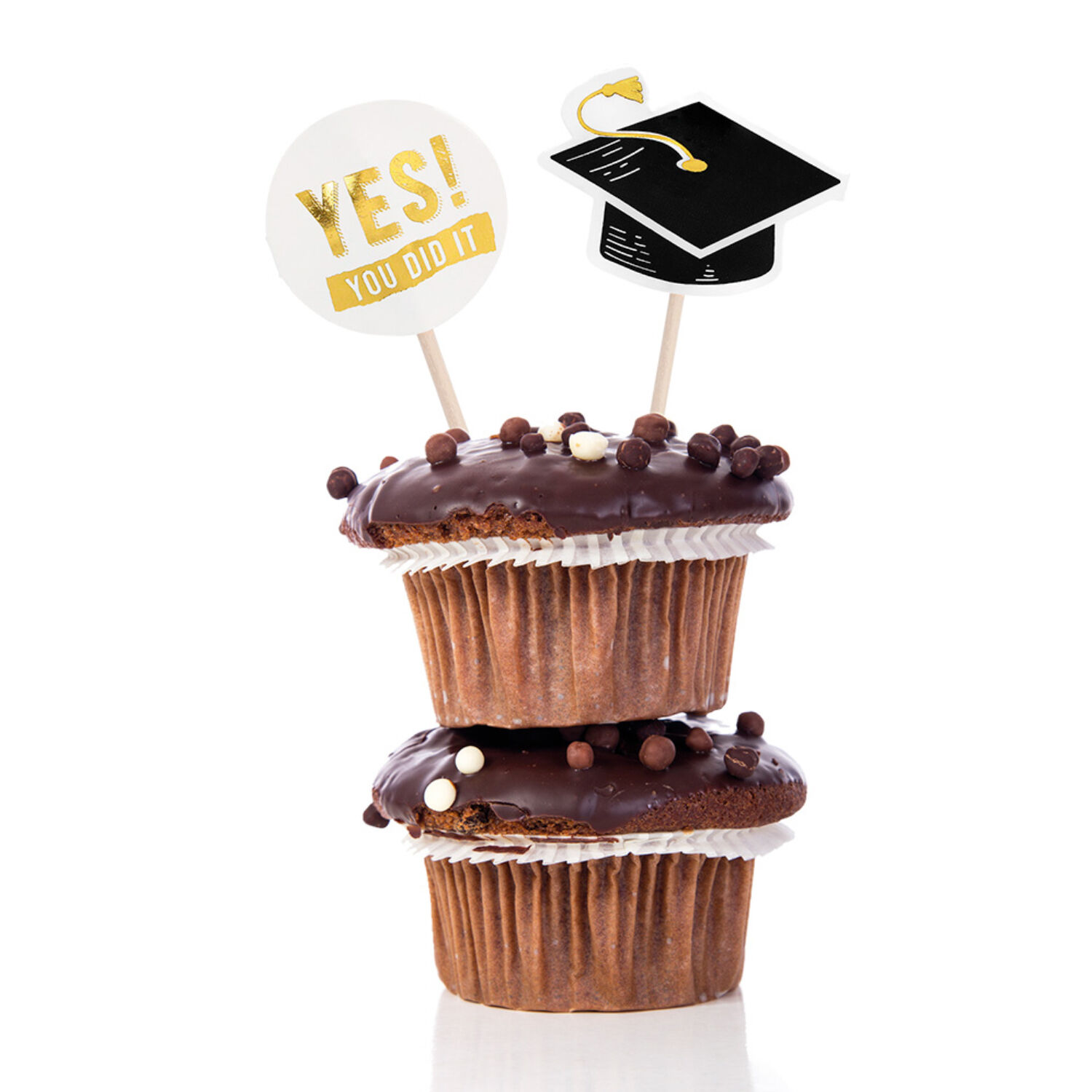 NEU Cocktail-Picker Graduation, 12 St�ck mit verschiedenen Motiven Bild 3