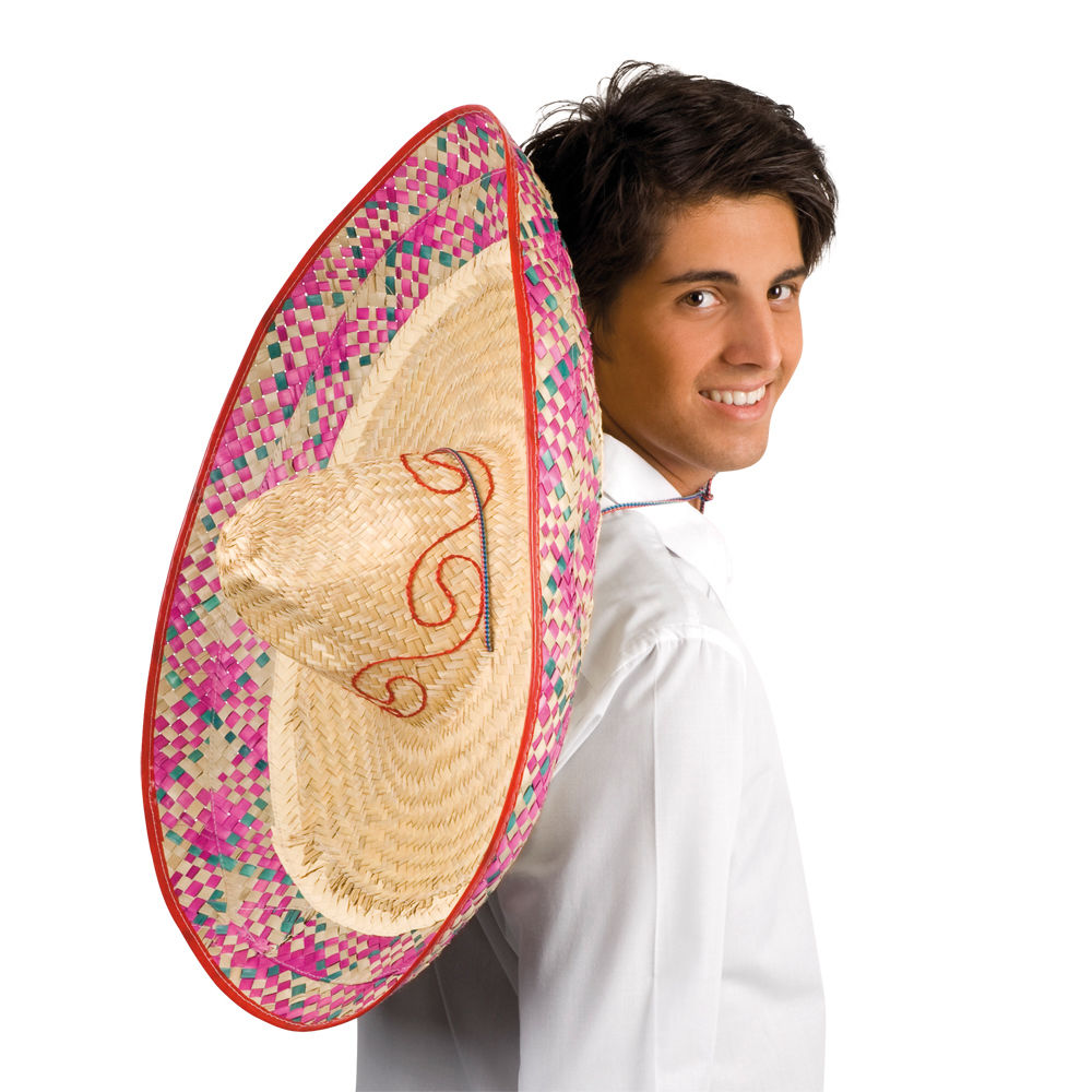 Sombrero Enrique mit Stickerei, Mosaikmuster