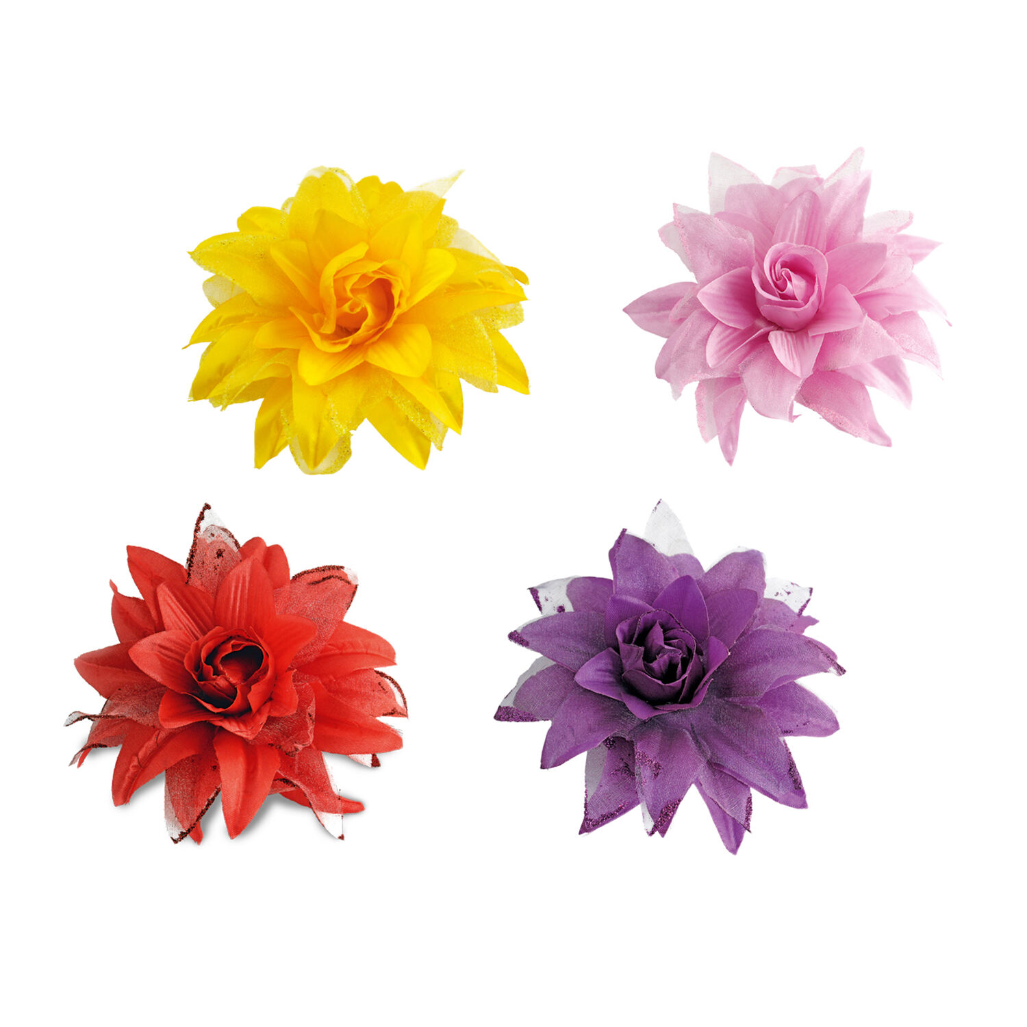 SALE Blten-Sortiment Azalee, sortierte Farben, 4 Stck