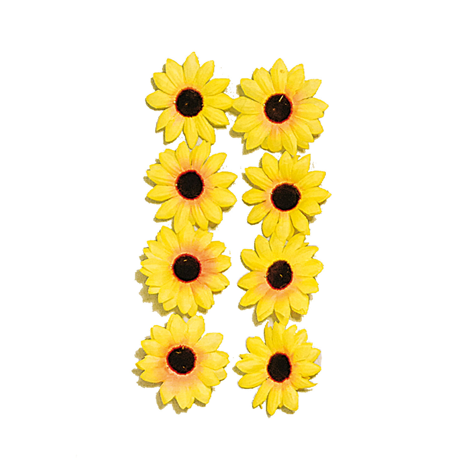SALE Sonnenblumen-Sortiment, 30 Stck, ca. 4cm Durchmesser