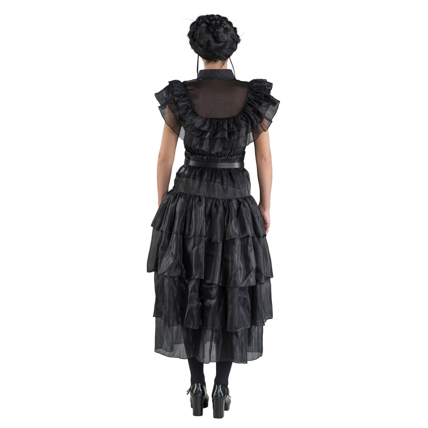 NEU Damen-Kostm Wednesday Addams Prom-Night Ballkleid, schwarz, Gr. XS Bild 2