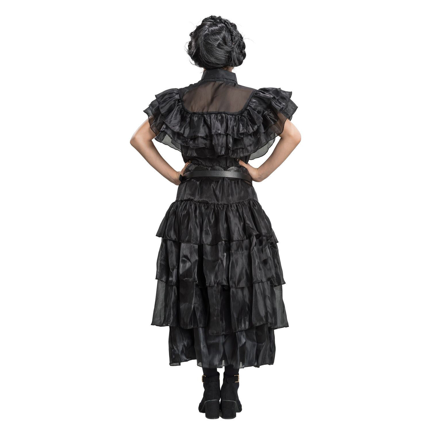 SALE Kinder-Kostm Wednesday Addams Prom-Night Ballkleid, schwarz, Gr. 140 Bild 2
