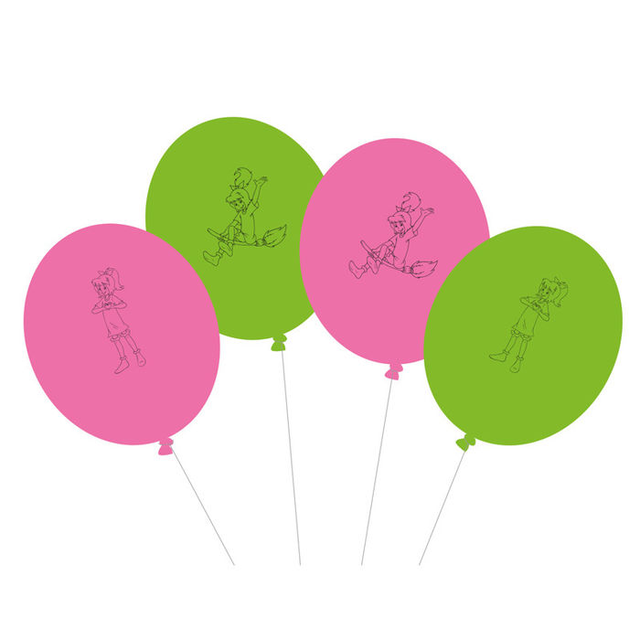 Luftballon Bibi Blocksberg, 8 Stück