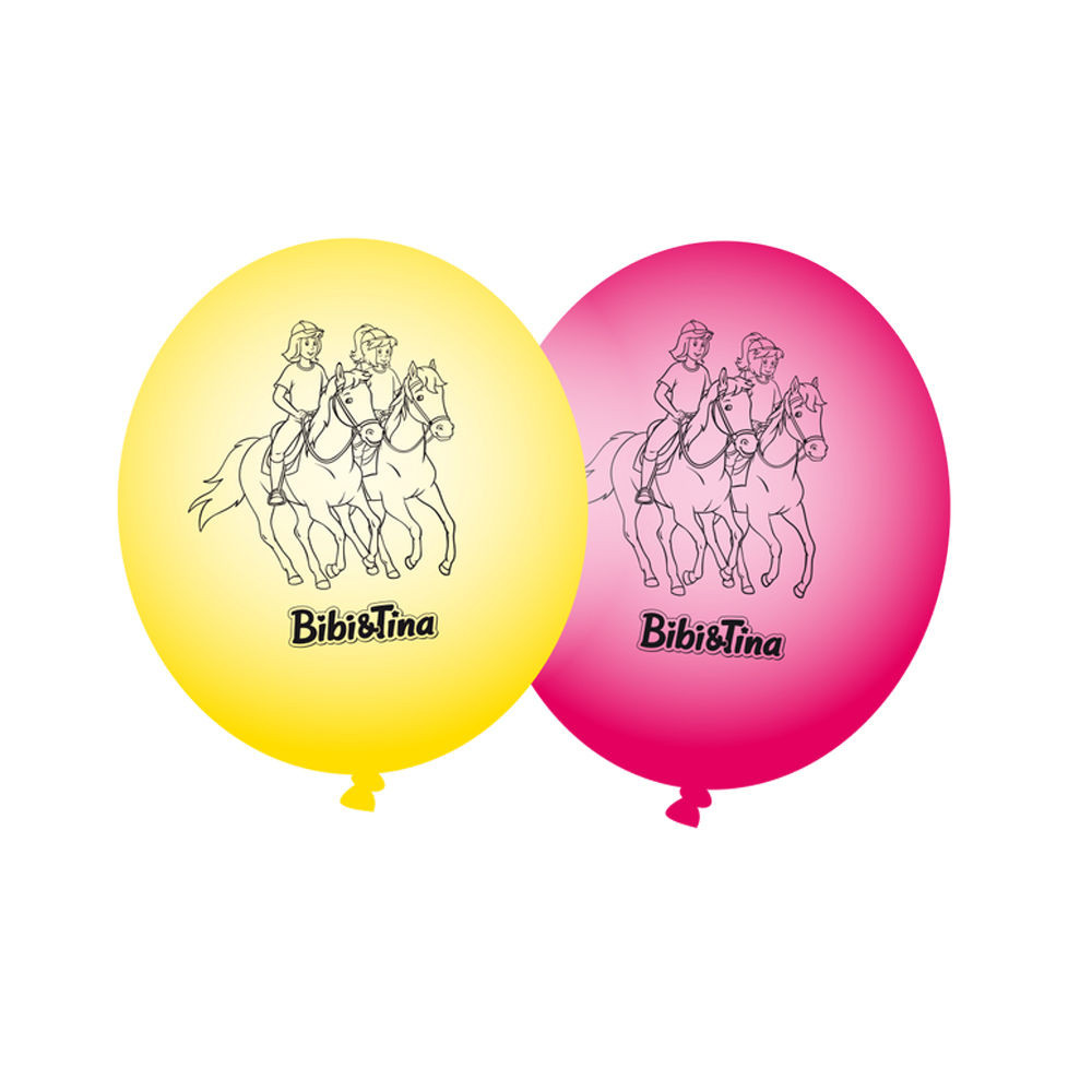 Luftballons Bibi & Tina, 8 Stck