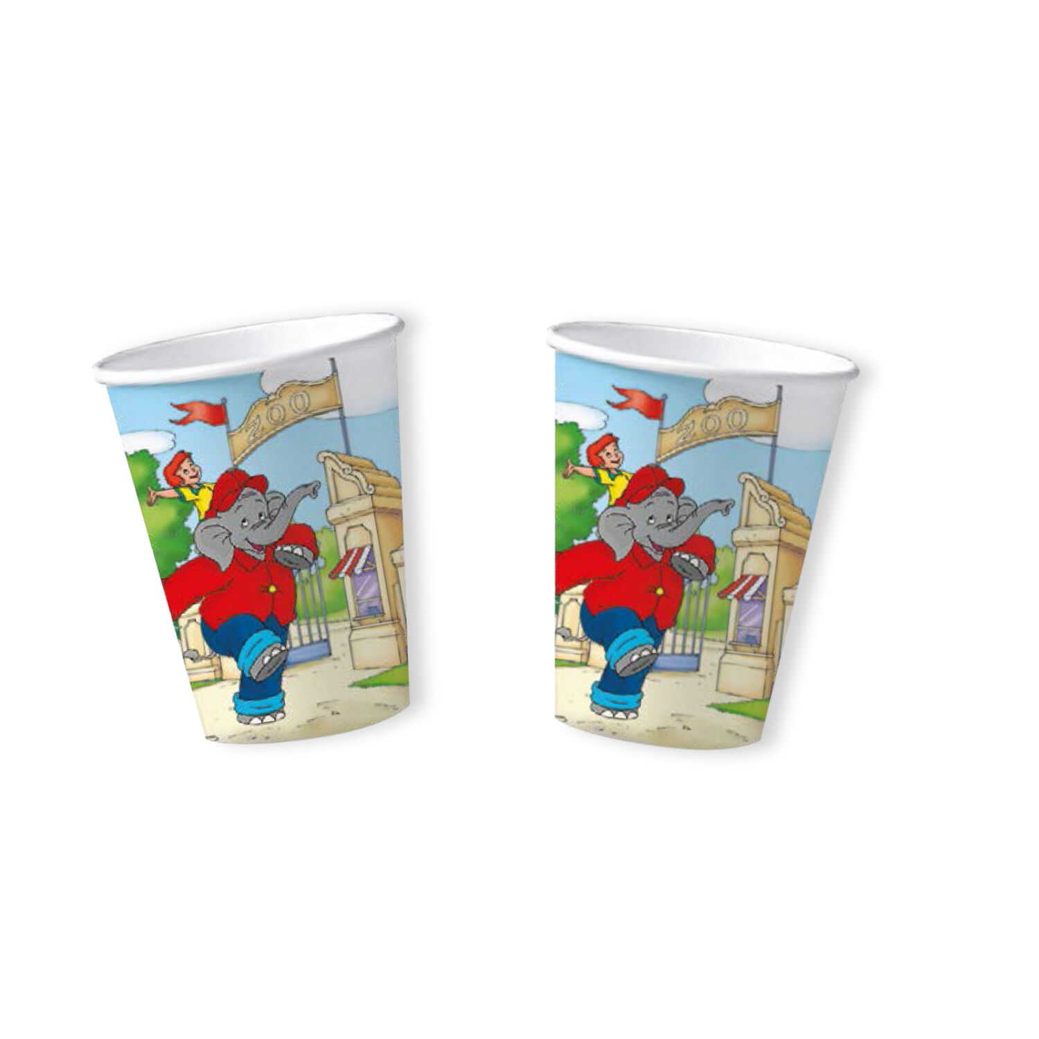 SALE Pappbecher Benjamin Bl�mchen, 8 St�ck, 0,2l