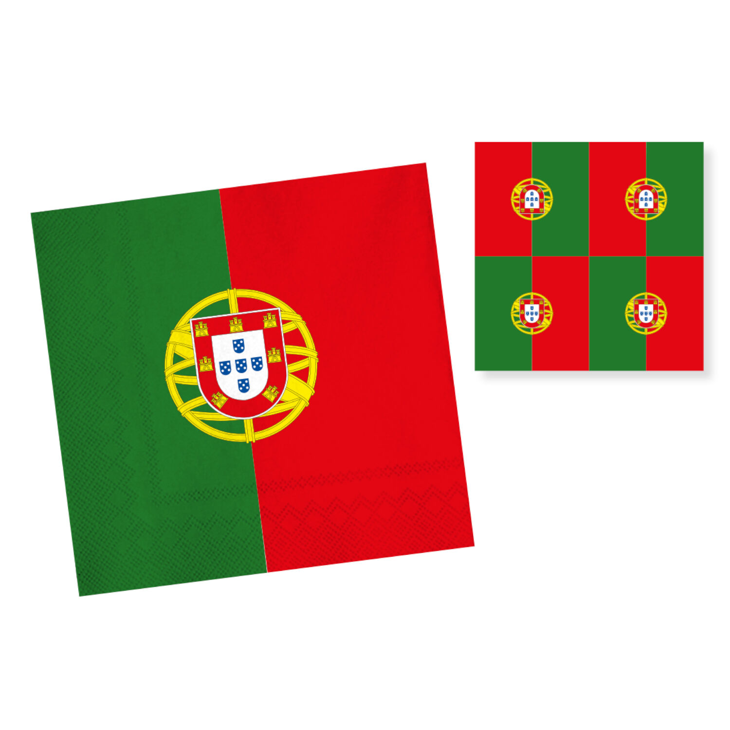 Servietten Portugal 3-lagig, 20 Stck, 33 x 33 cm