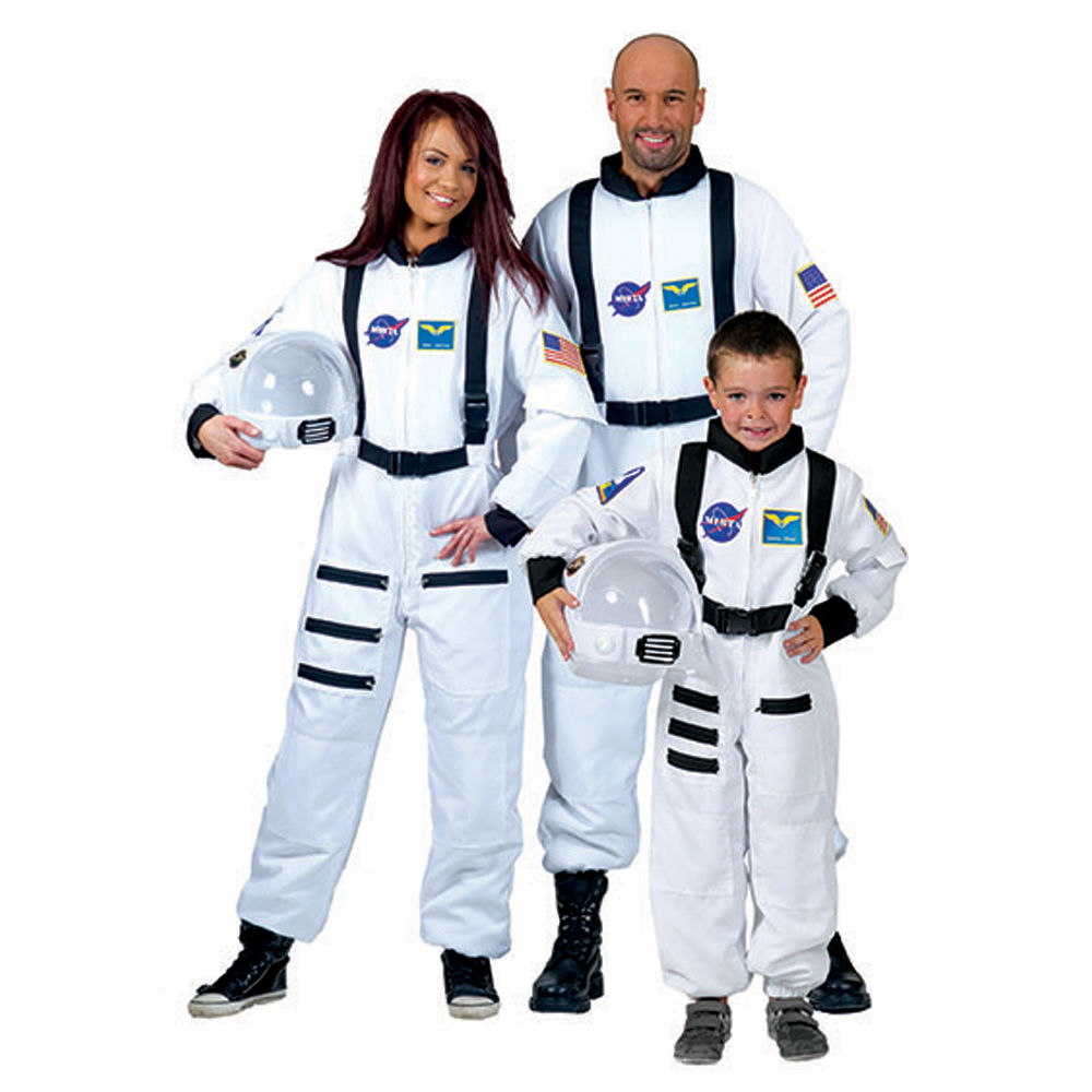 Kinder-Kostüm Astronaut, weiß, Gr. 140 Bild 2