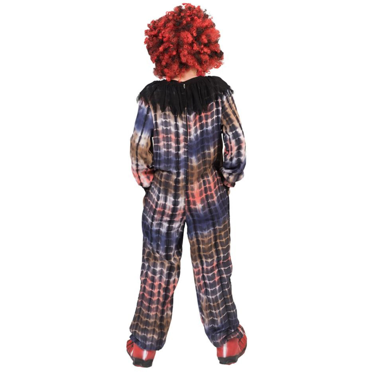 NEU Kinder-Kostm Horror-Clown Pepe, Jumpsuit mit Kragen, Gr. 104-116 Bild 2