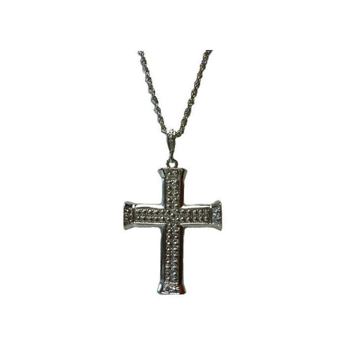 SALE Kette Kreuz in gold oder silber
