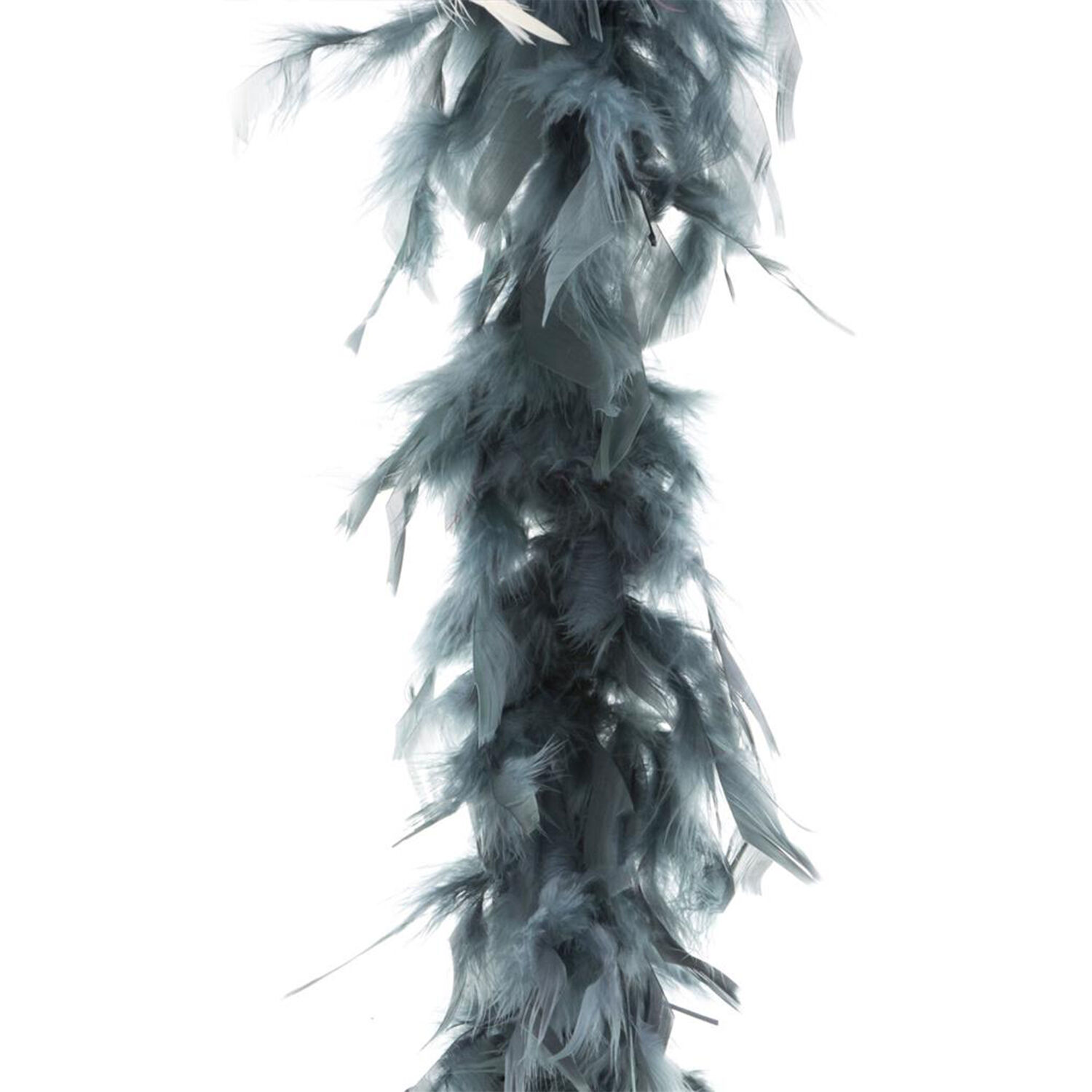 Federboa grau, 200cm