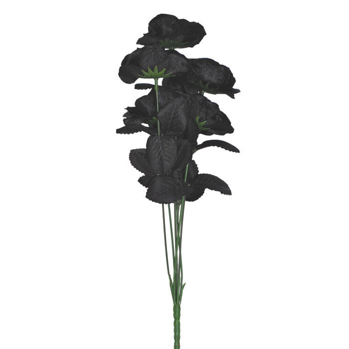 Rosenstrauß, schwarz