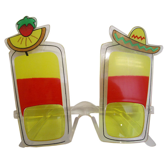 SALE Brille, Tequila Sunrise, 1 Stck