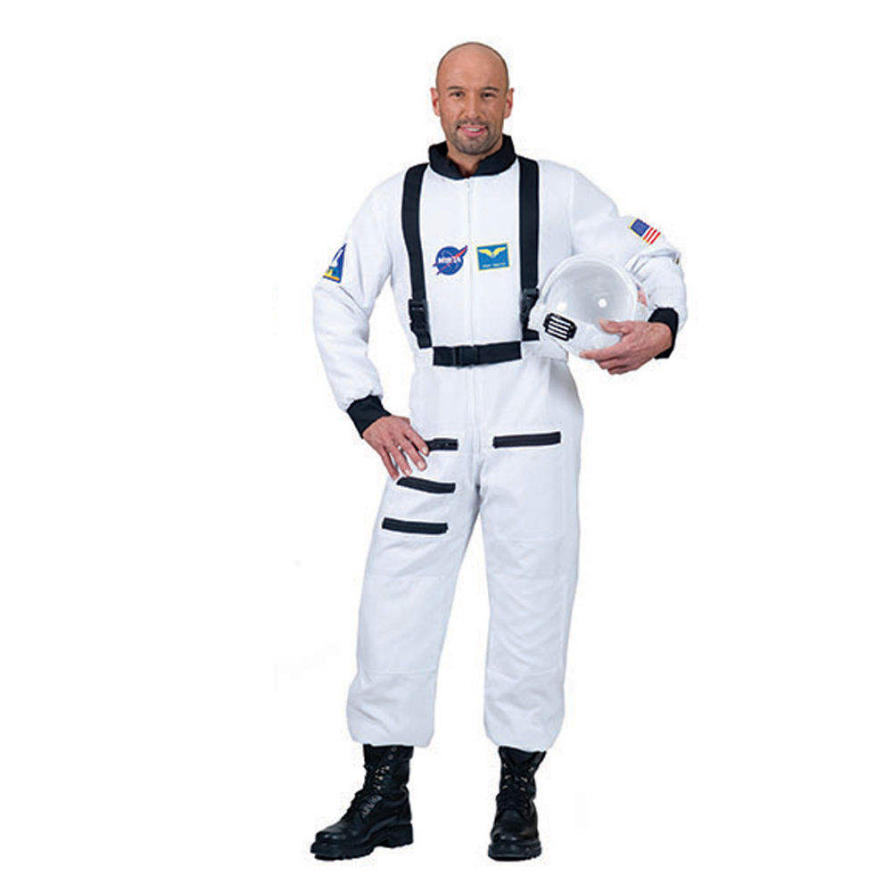 Unisex-Kostüm Astronaut, weiß, Größe XS Bild 3