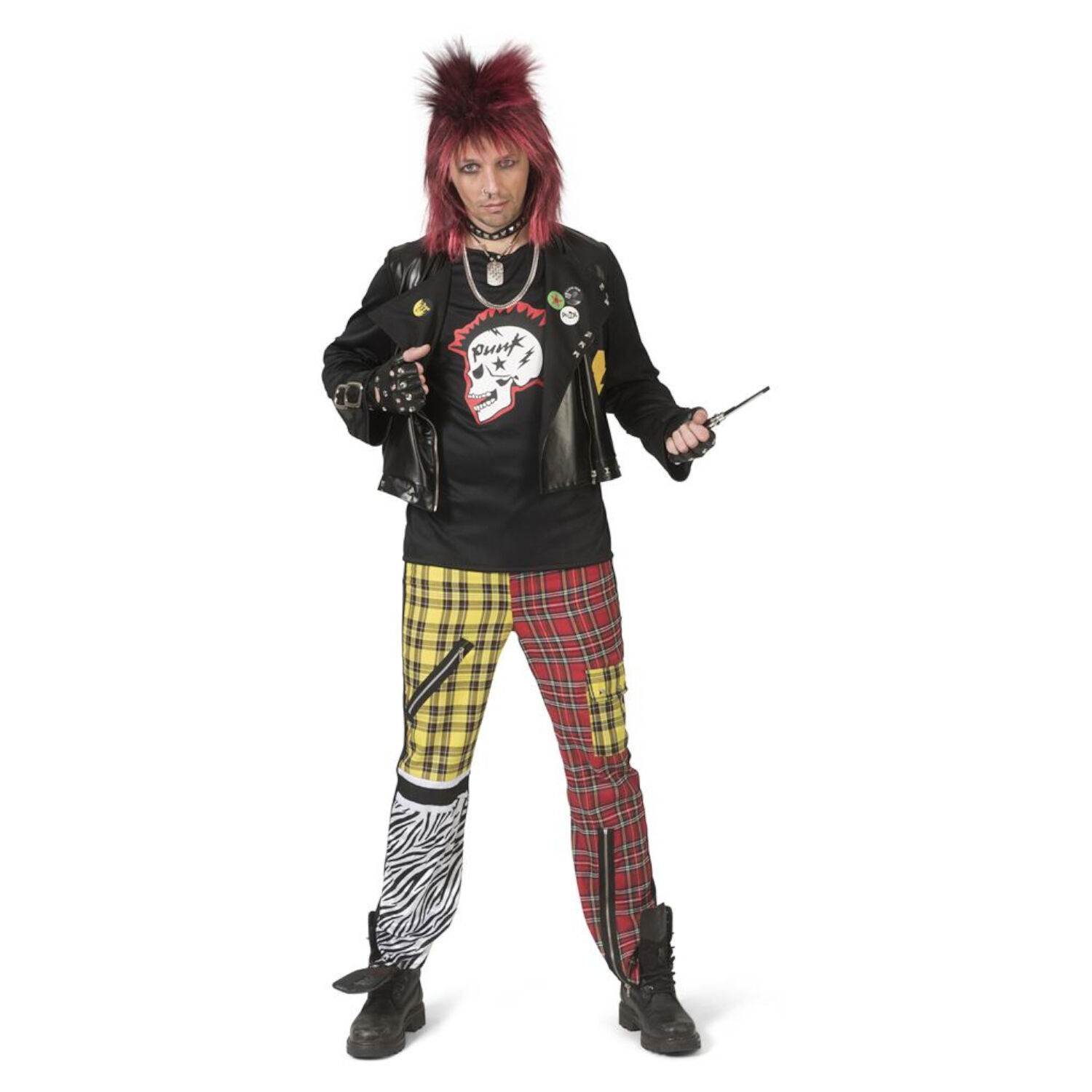 NEU Herren-Kostm Punk Patrick, 3-teilig, Gre 48-50