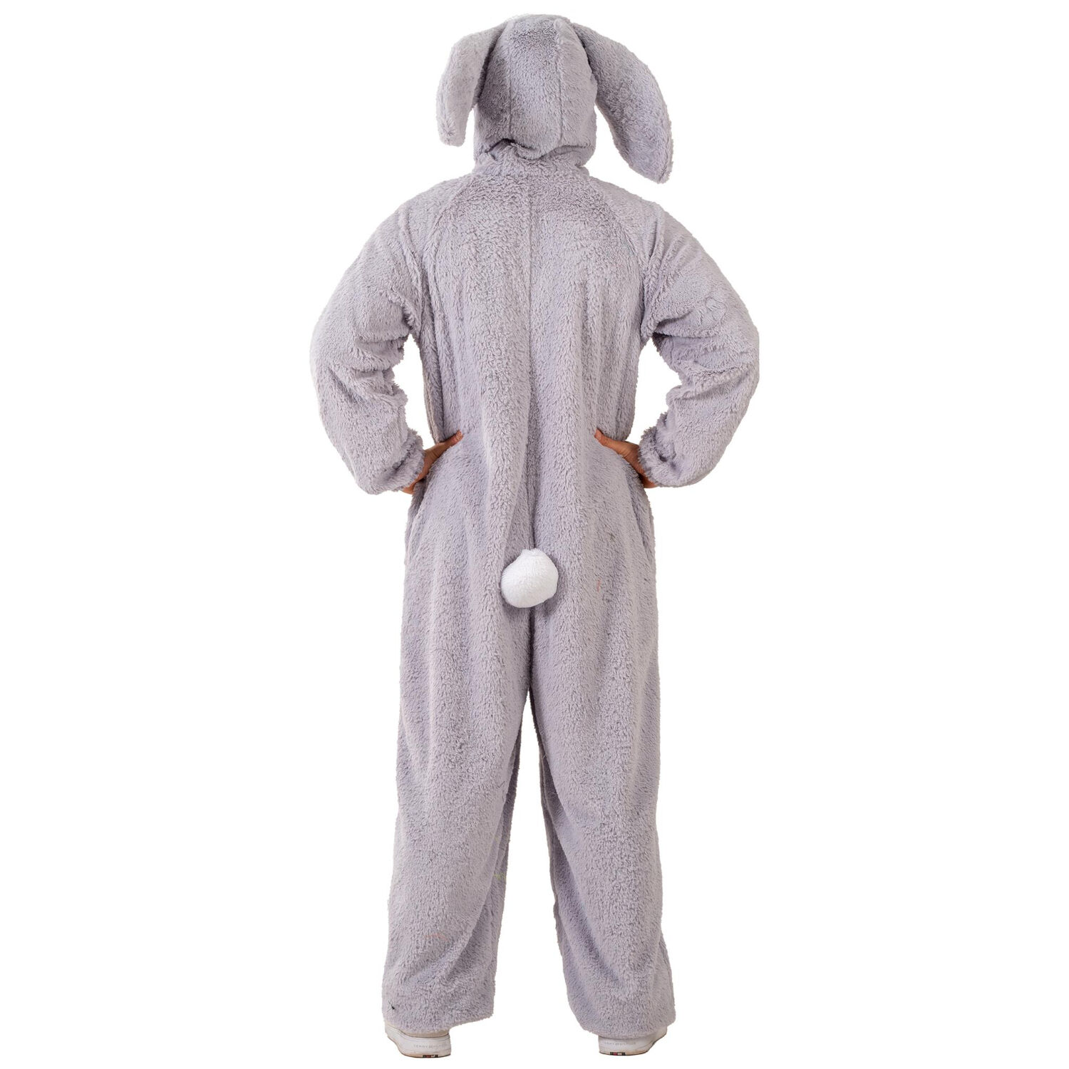 NEU Unisex-Kostm Overall Kaninchen / Hase, grau-wei, Einheitsgre Bild 3