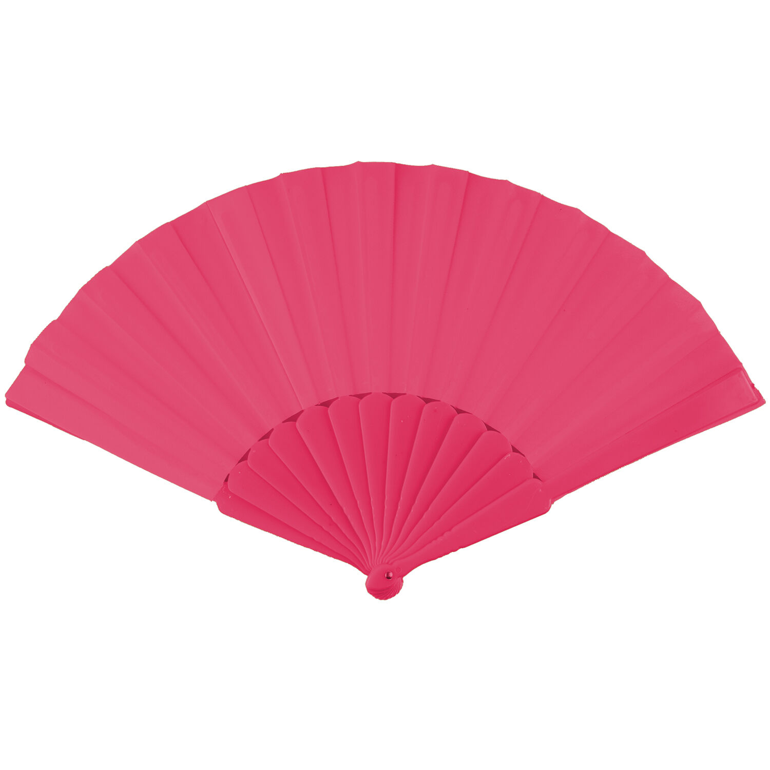 NEU Handfcher unifarben, 23cm, pink