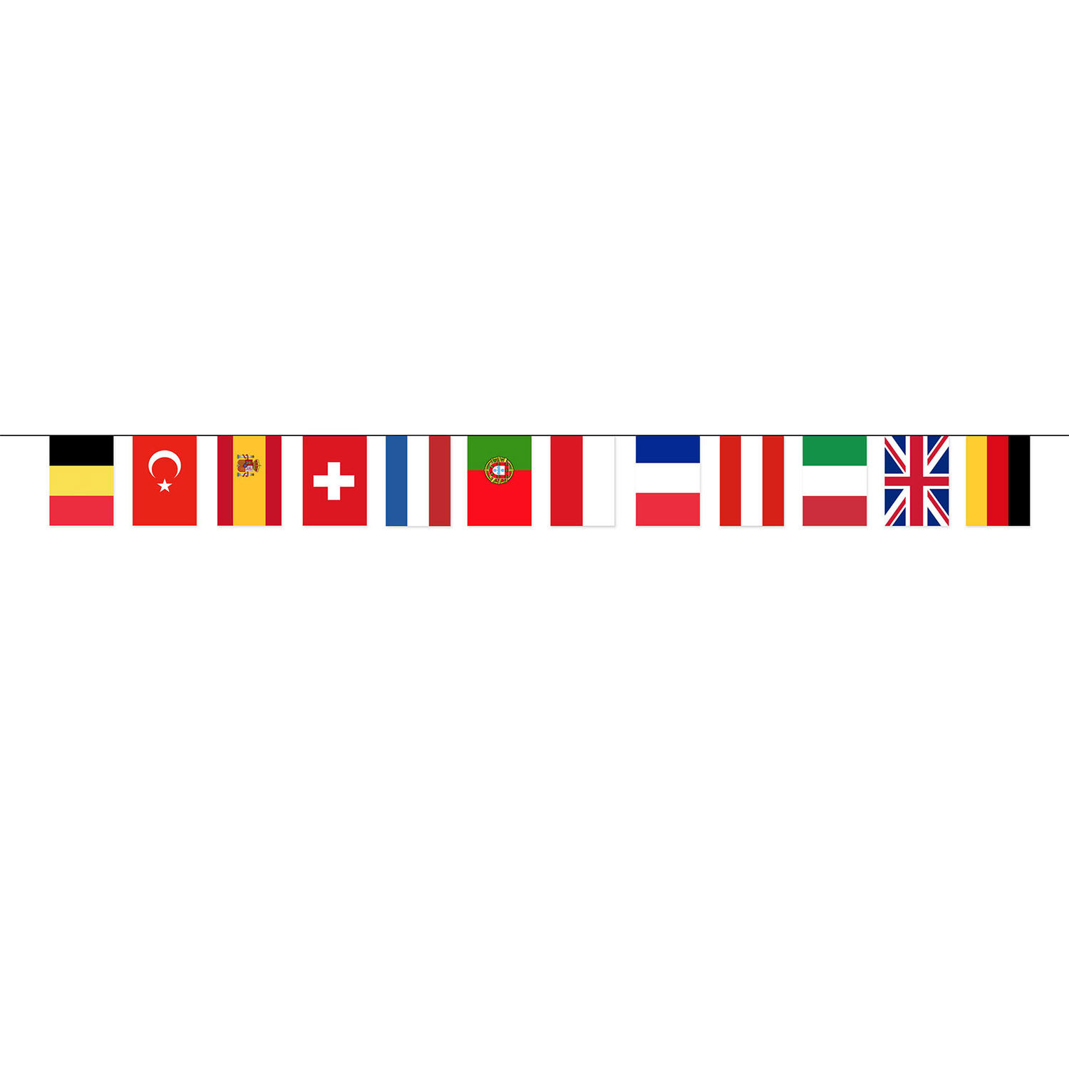 NEU Fahnenkette Europische Lnder, 5m