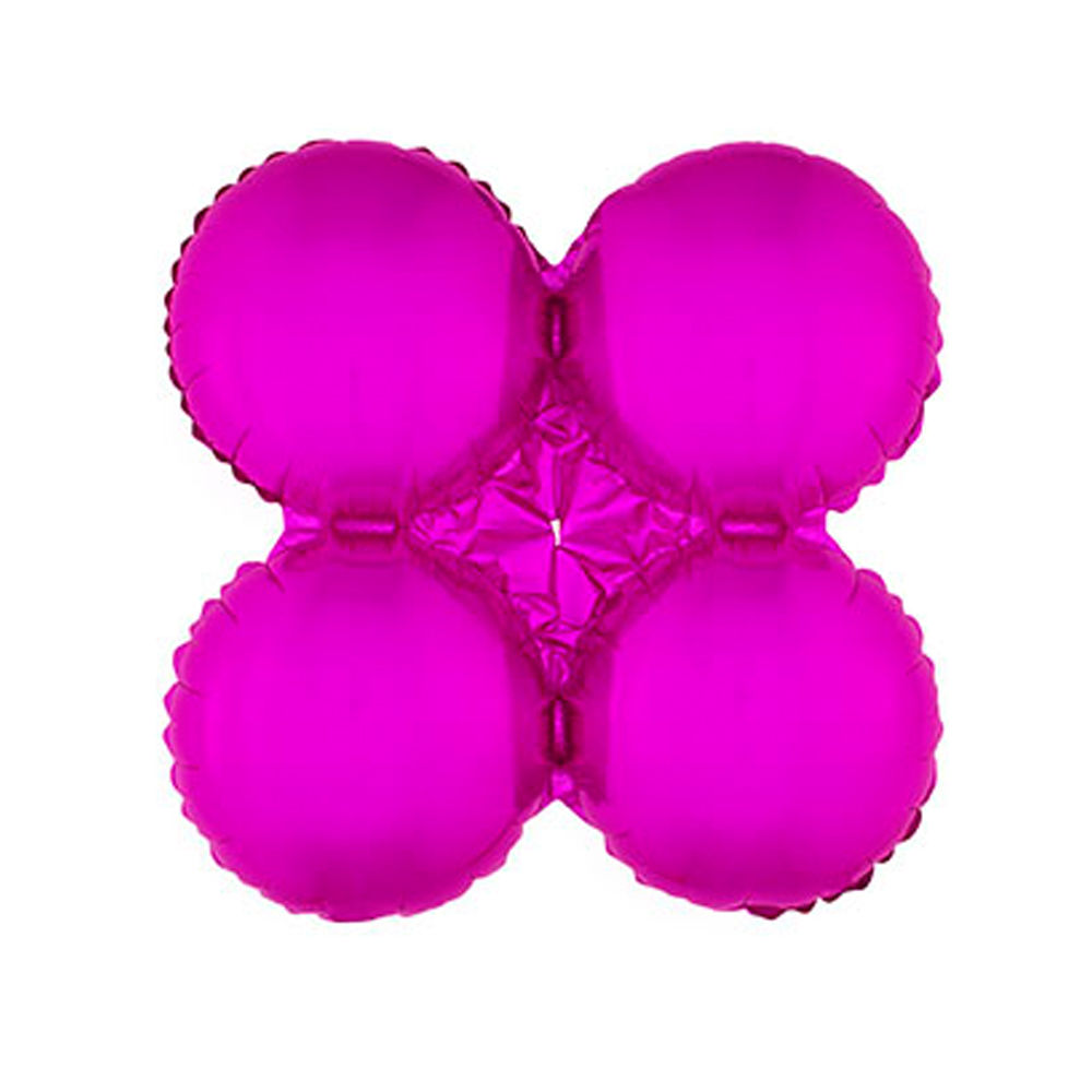 SALE Folienballons 4er, rund, pink, 10 Stk., 43cm