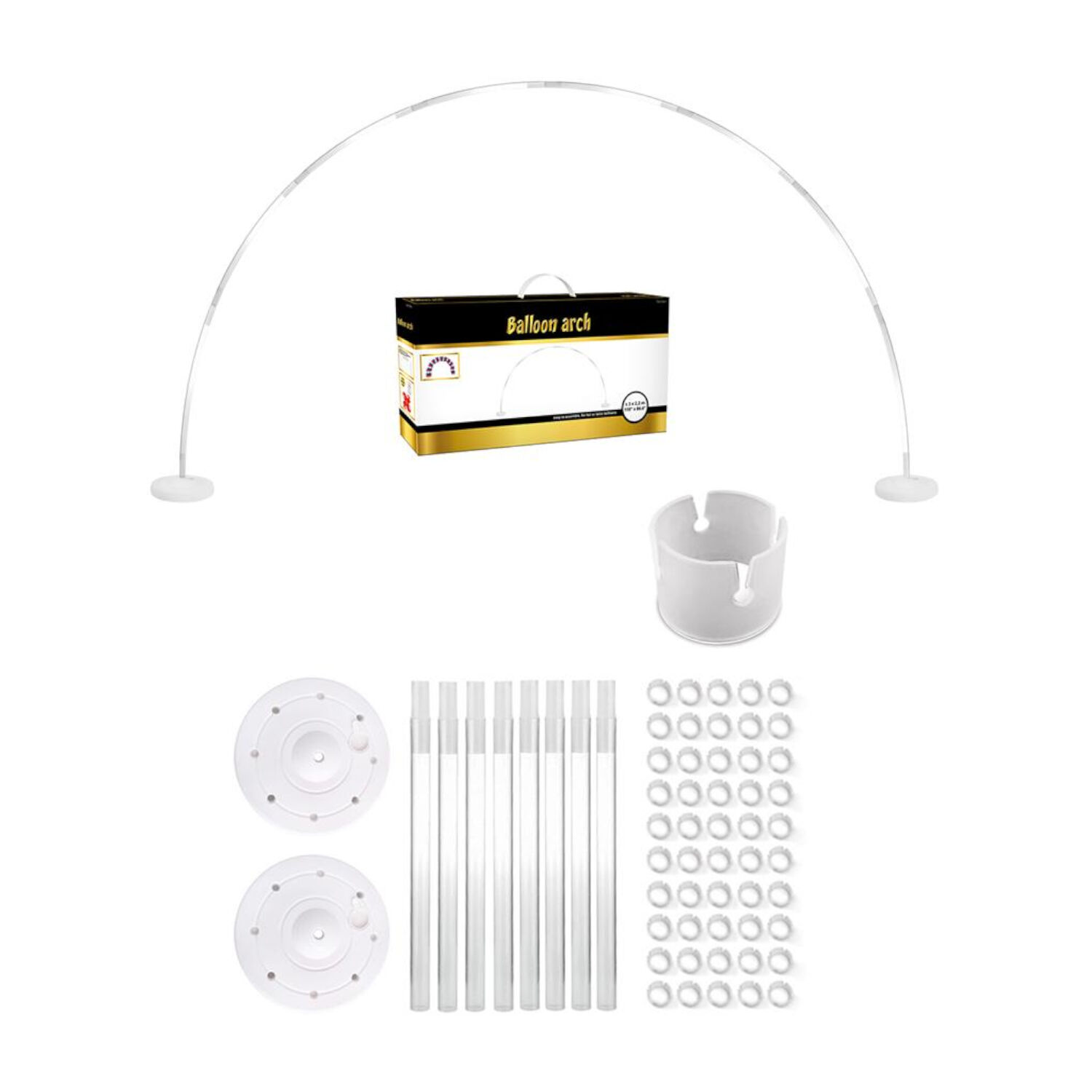 NEU Ballonbogen-Set fr 70 Ballons