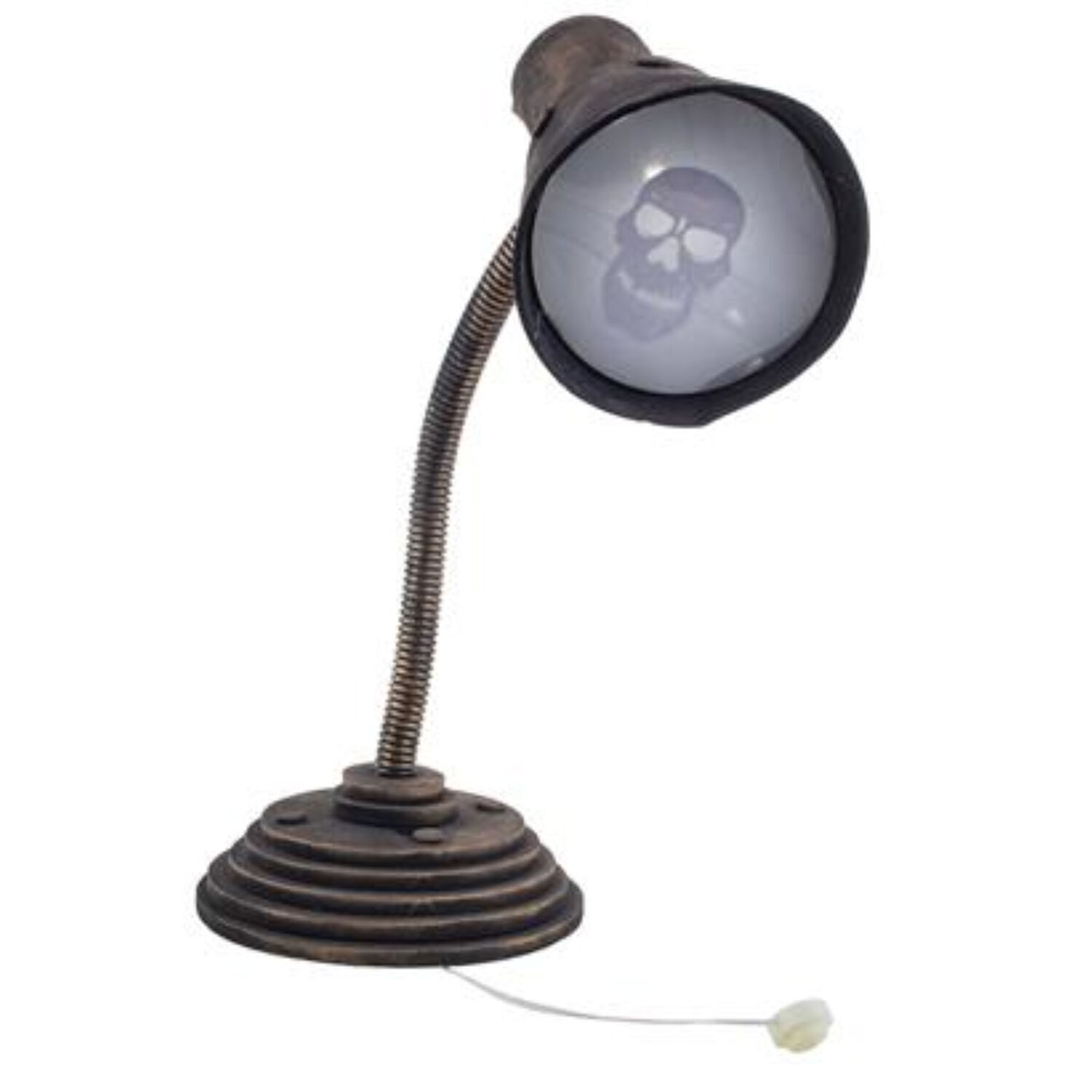 NEU Horror-Schreibtischlampe mit Licht- und Soundeffekten, 34 cm