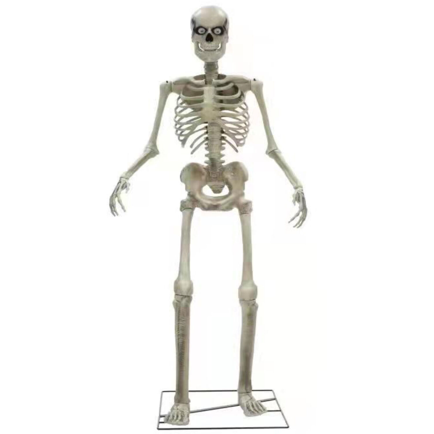 NEU Halloween-Deko-Figur Riesen-Skelett, ca. 240cm, mit Licht, Sound und Bewegung, strombetrieben