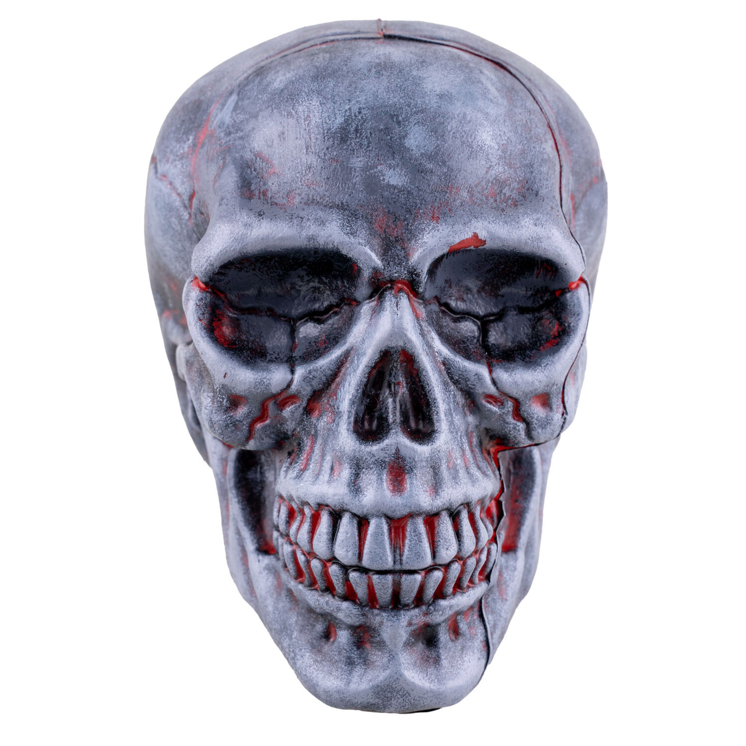 NEU Halloween-Deko Totenschdel, leuchtend, 14,5 x 20 x 16 cm Bild 2