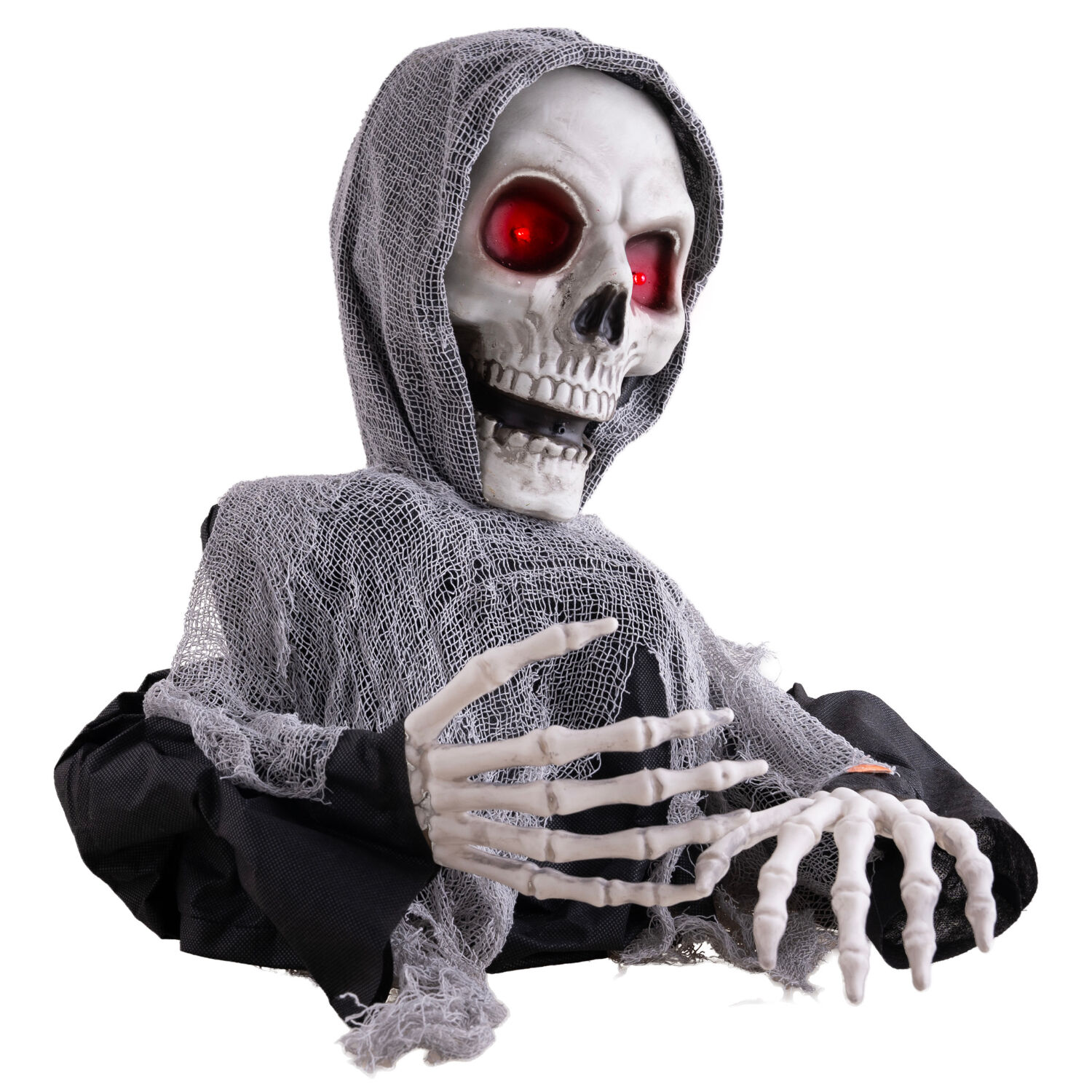 NEU Halloween-Deko-Figur Sensenmann, mit Licht-, Sound- und Bewegungseffekten, 60cm Bild 3