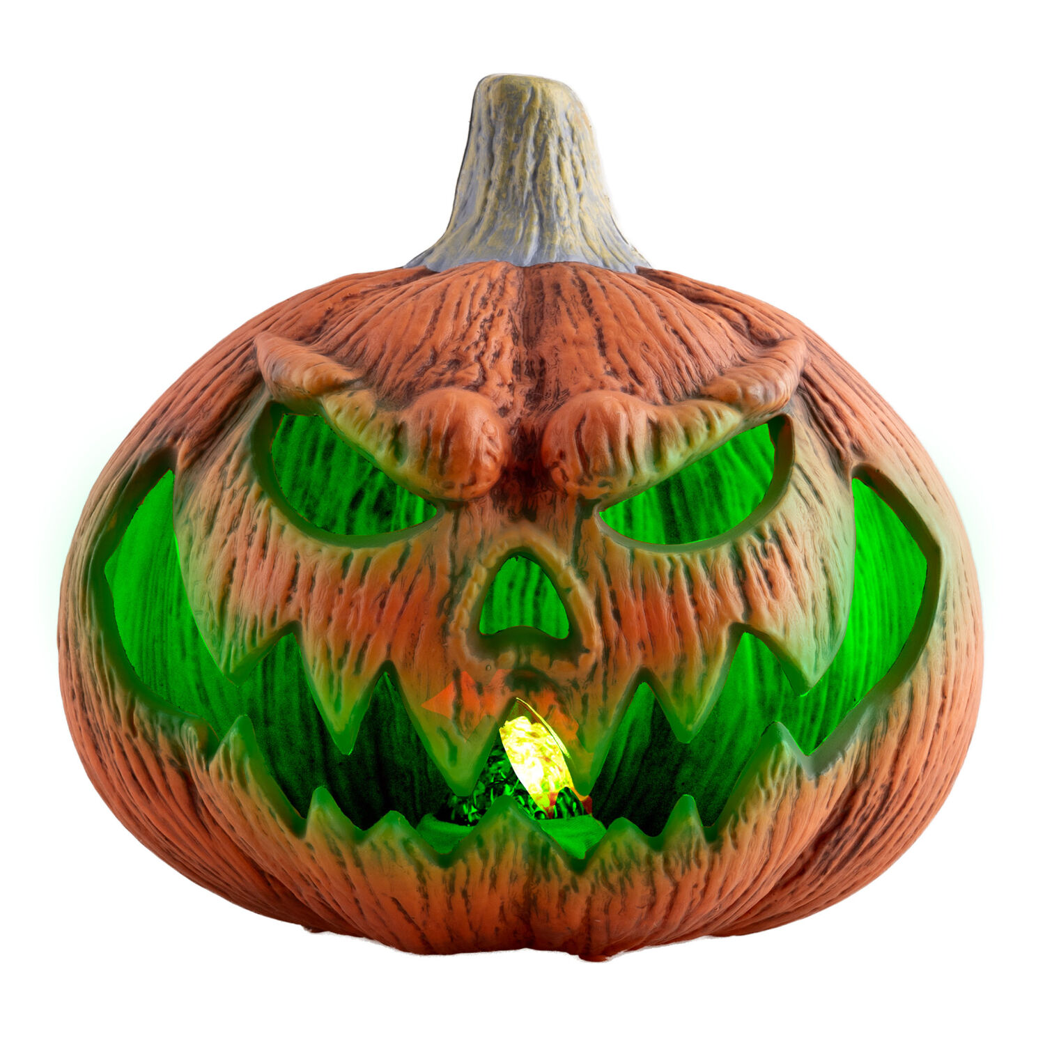 NEU Halloween-Deko lachender Krbis, mit Licht- und Soundeffekten, 42cm Bild 2