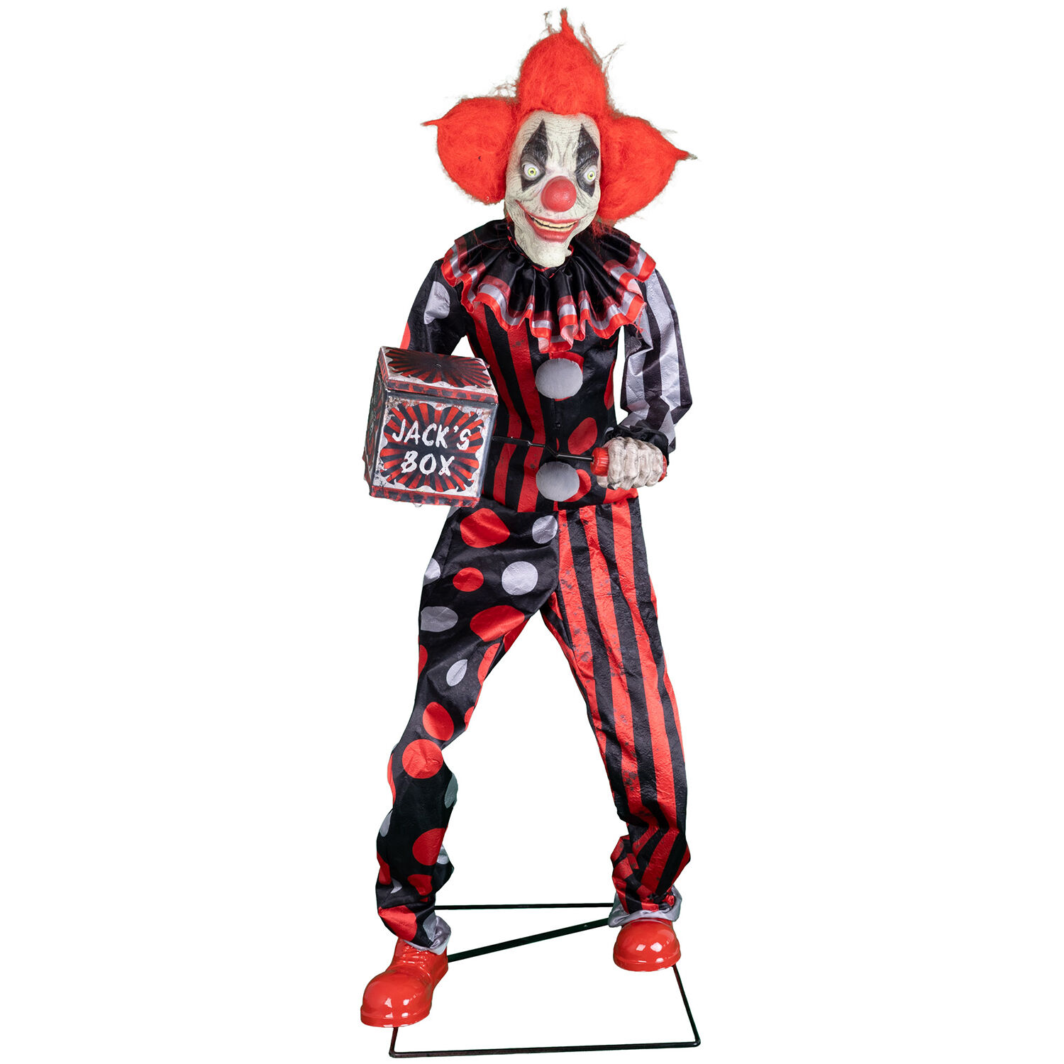 Dekofigur Clown Animatronik mit Bewegung, Sound und Licht, ca. 175cm Bild 2