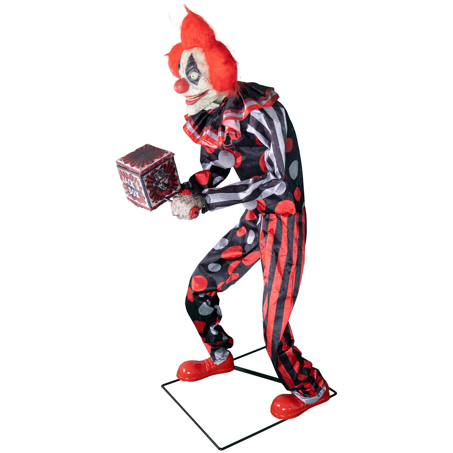 Dekofigur Clown Animatronik mit Bewegung, Sound und Licht, ca. 175cm Bild 3