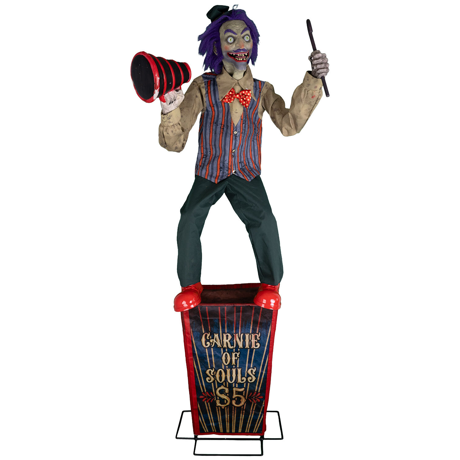 Dekofigur Speaking Spencer, Animatronik mit Bewegung, Sound und Licht, ca. 225cm