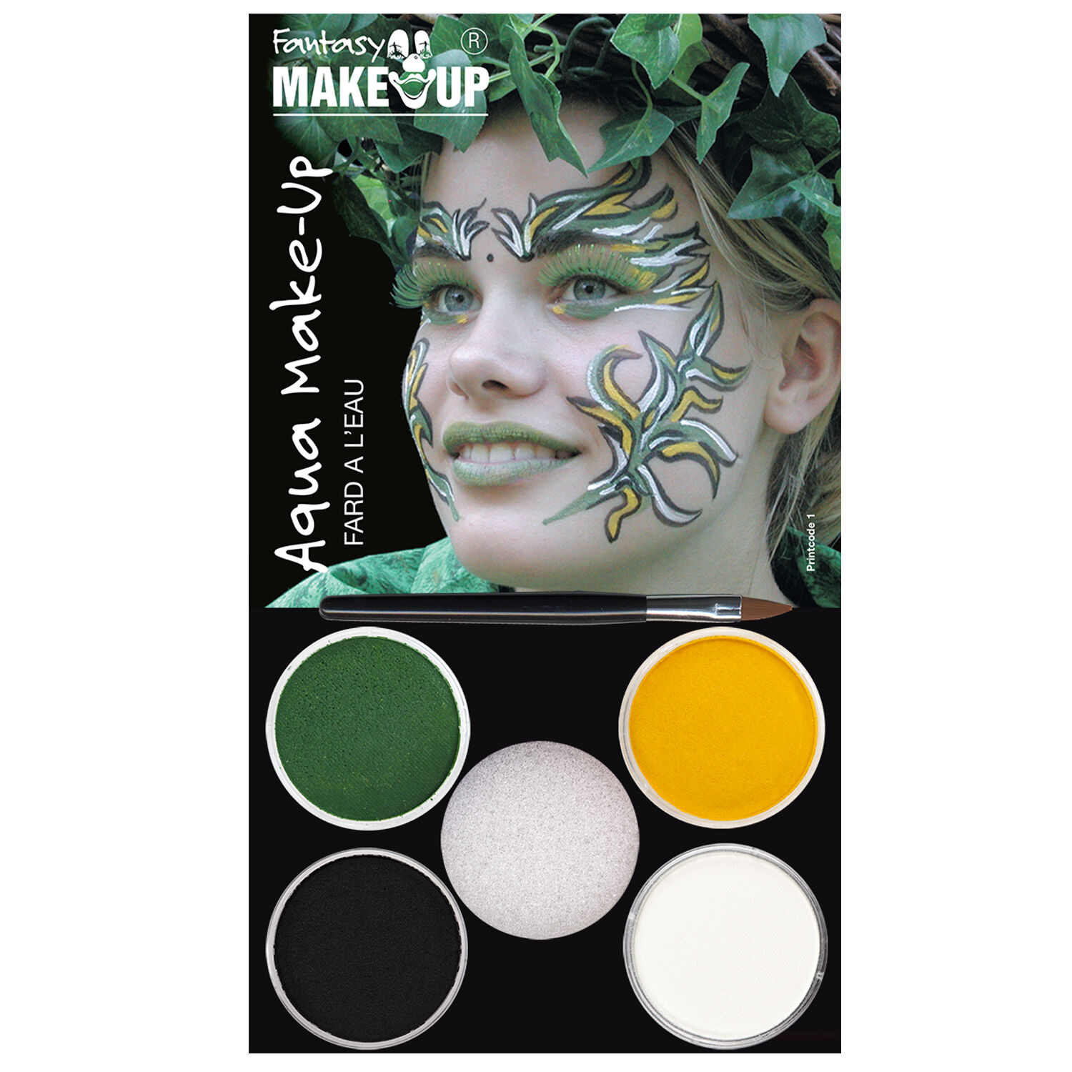 SALE Fantasy Aqua-Schmink-Set, Waldfee, Vorteilspack, 6-teilig