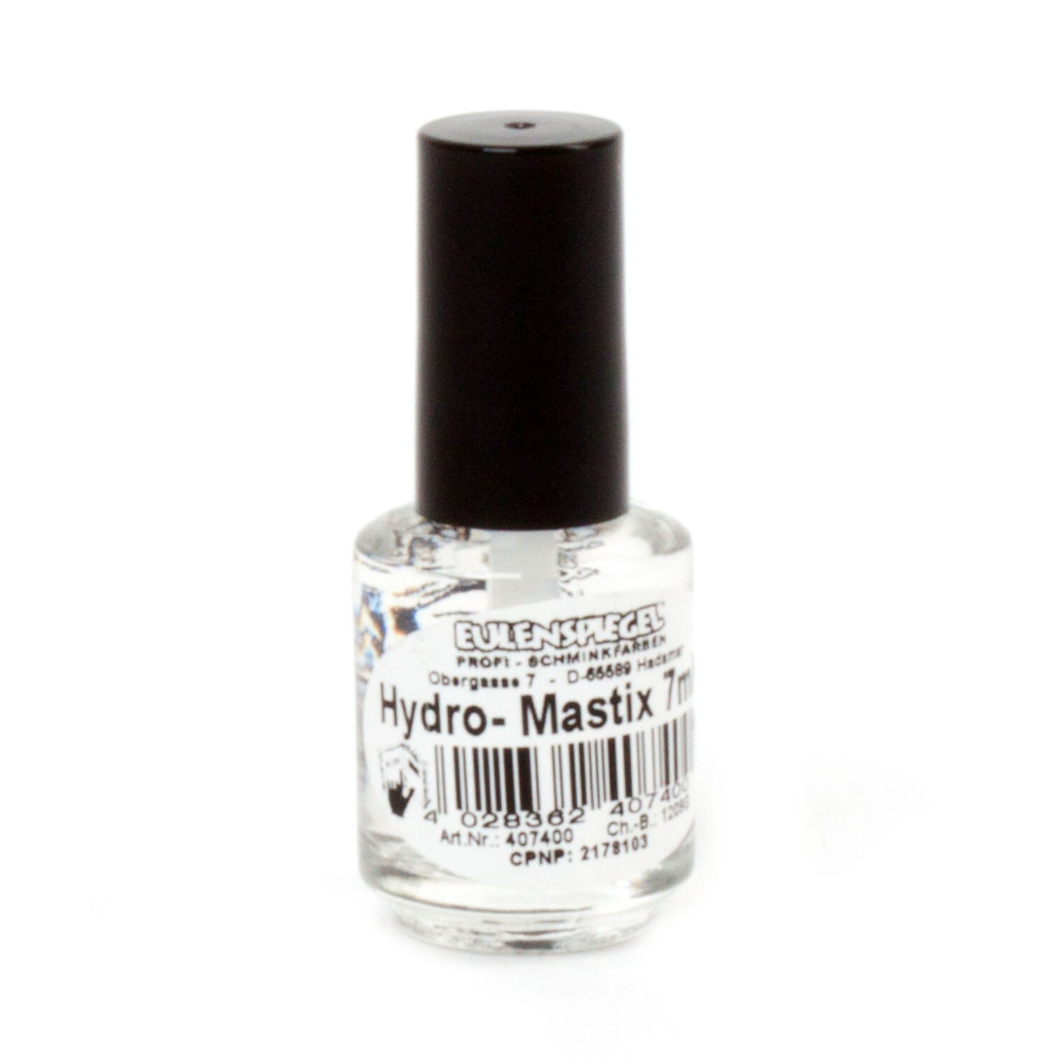 NEU Eulenspiegel Hydro-Mastx, wasserlslicher Hautkleber in Pinselflasche, 7ml