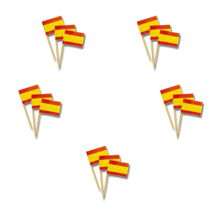 Party-Picker Spanien, 5 cm, 50 Stück