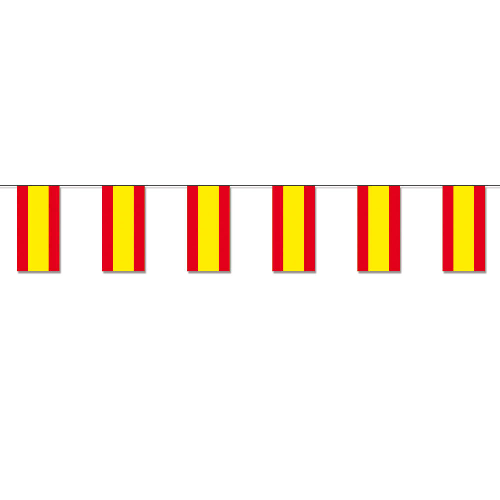 SALE Fahnenkette Spanien Flagge, 10 m