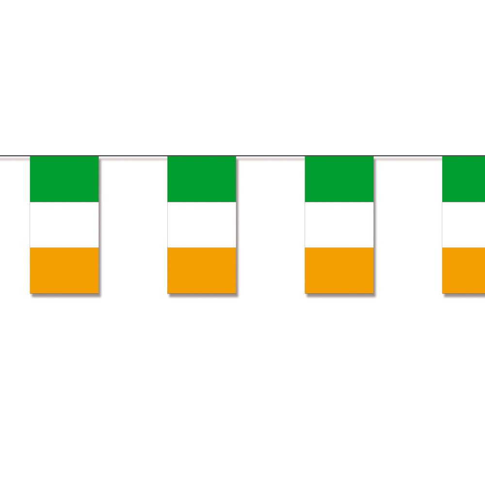 Fahnenkette Irland Flaggen, 4 m