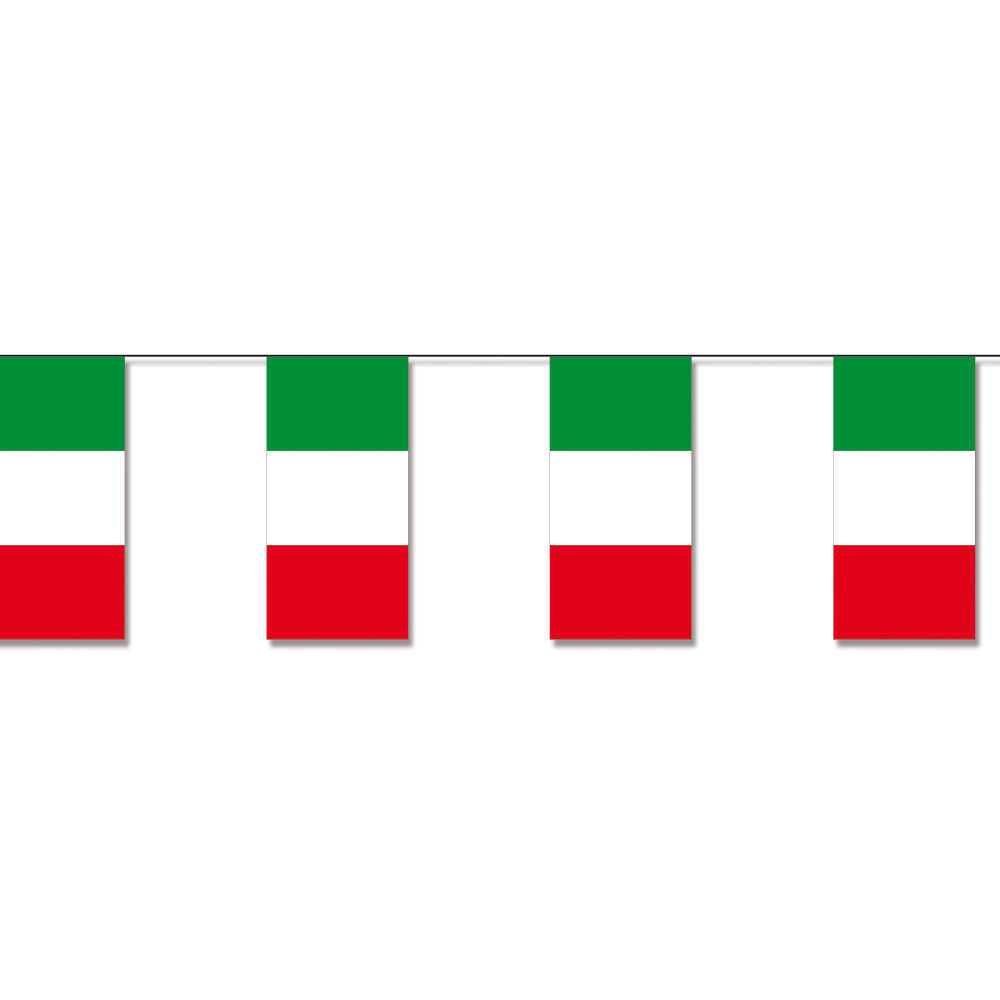 Fahnenkette Italien Flagge, 4 m