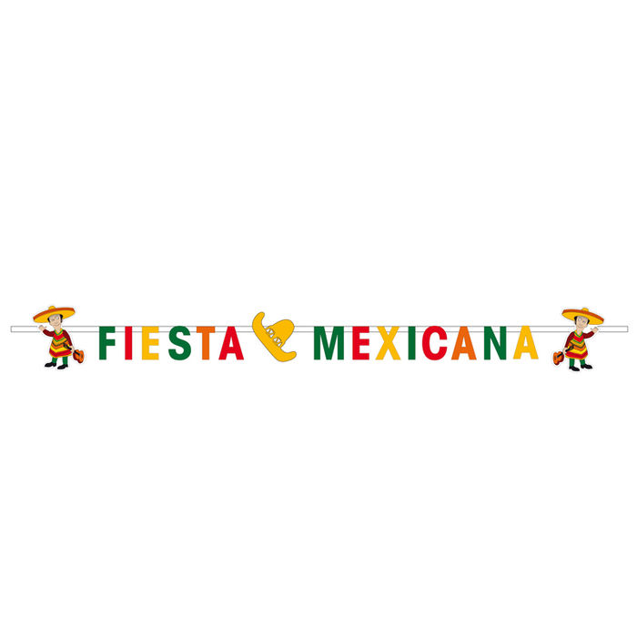 Girlande Fiesta Mexicana gelb/rot/grün, 260 cm