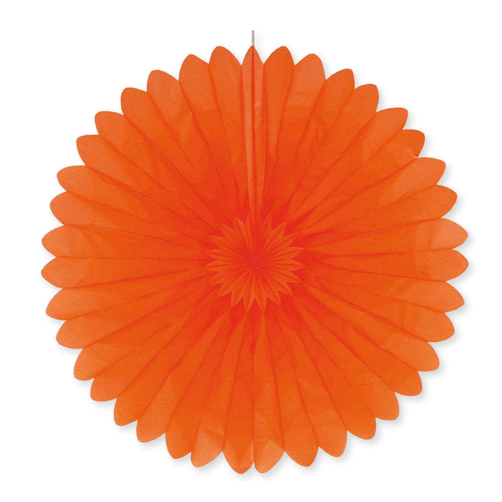 Deko-Fcher orange,  35 cm