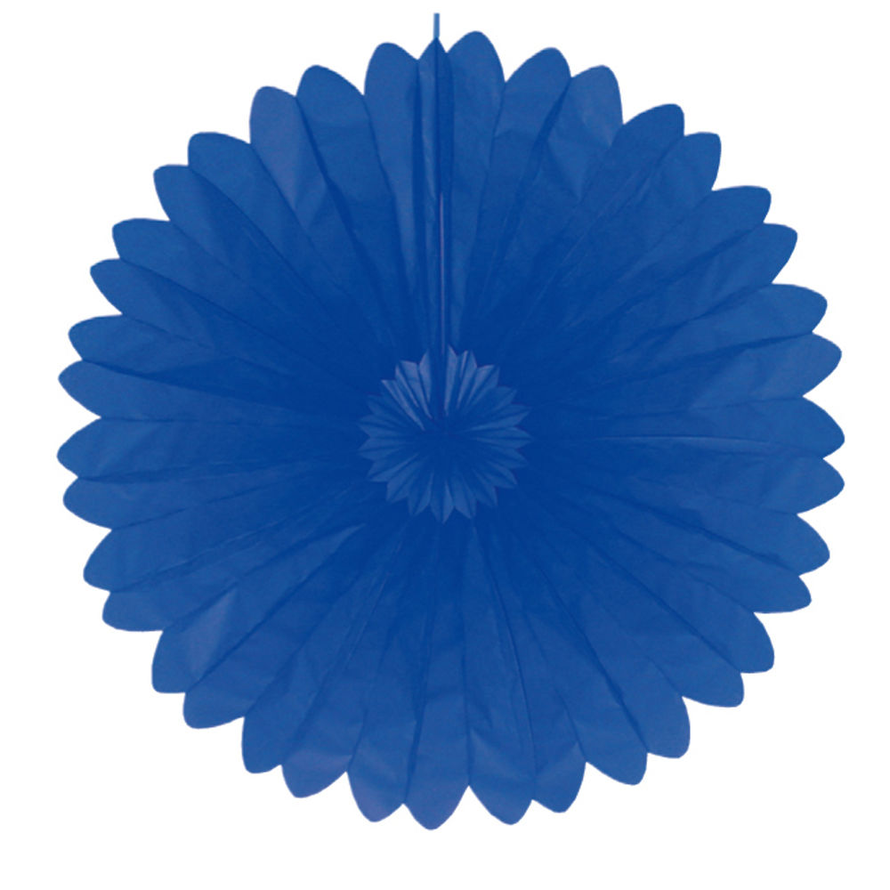 Deko-Fächer blau, ø 35 cm