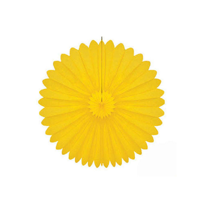Deko-Fächer ca. Ø 60 cm, gelb