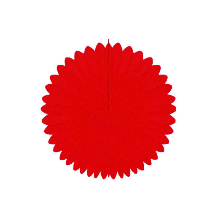 Deko-Fächer ca. Ø 60 cm, rot