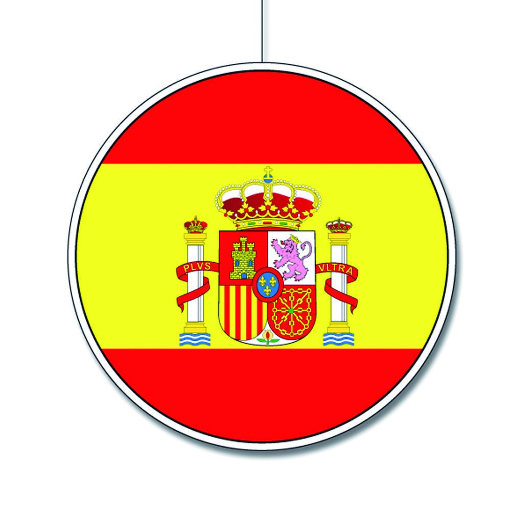 Deko-Hnger Spanien Flagge, 28 cm