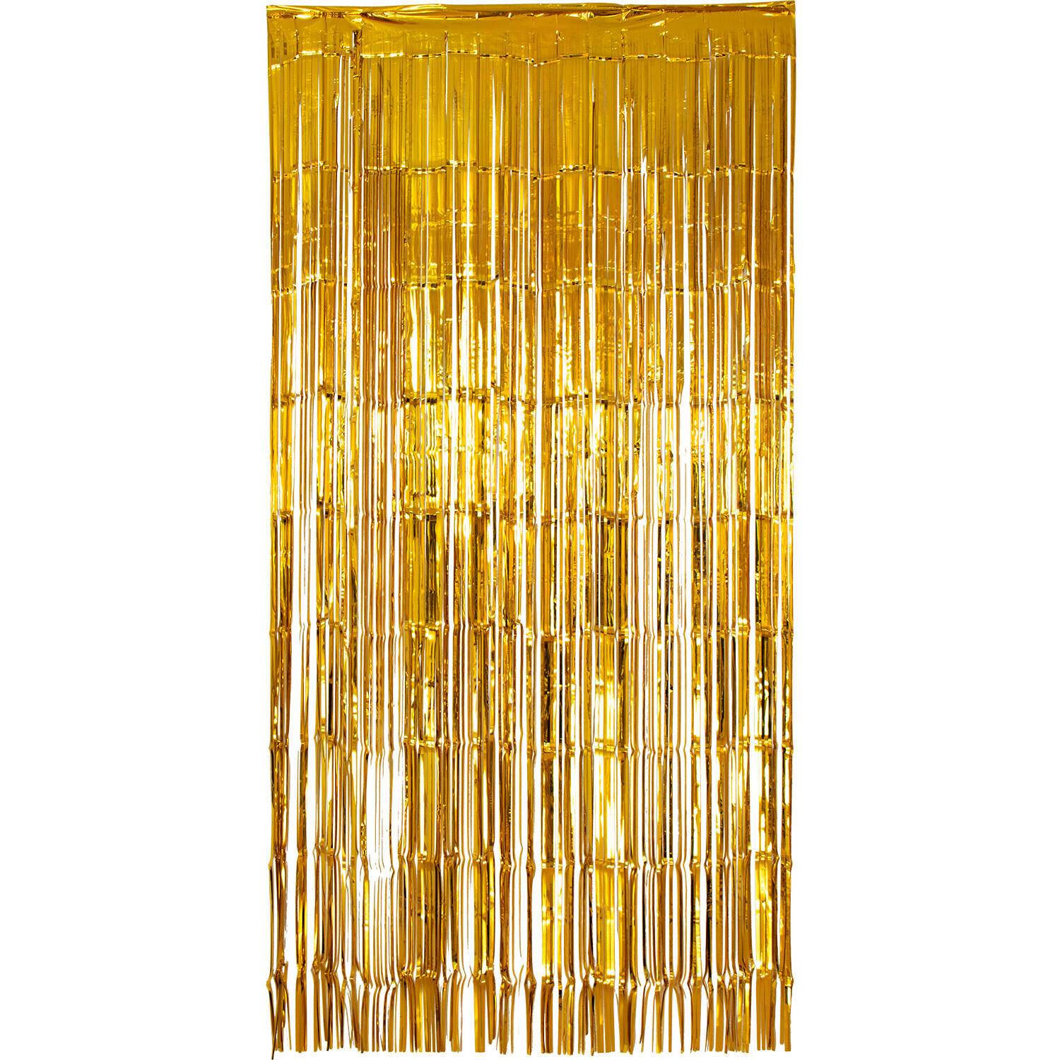 Vorhang Lametta gold, 2 x 1 m
