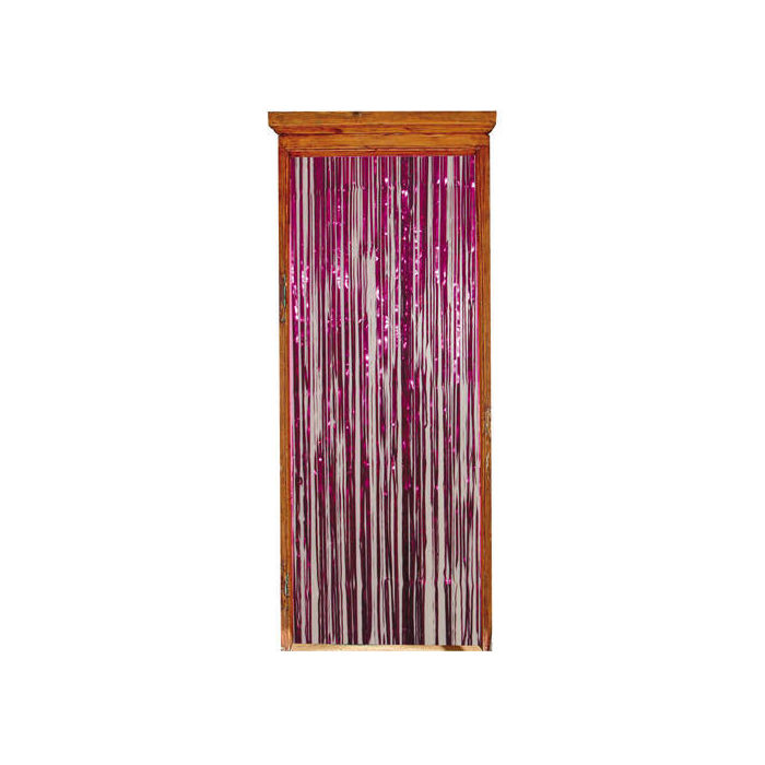 Vorhang Lametta pink, 2 x 1 m
