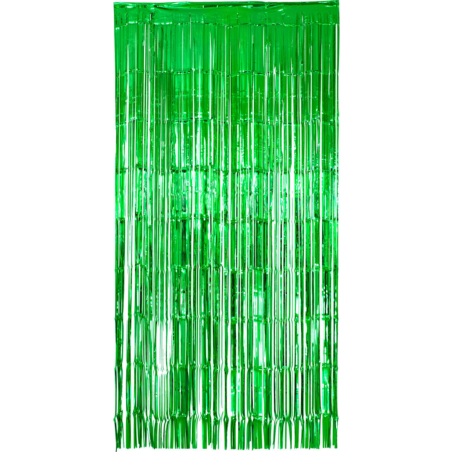 Vorhang Lametta grn, 2 x 1 m
