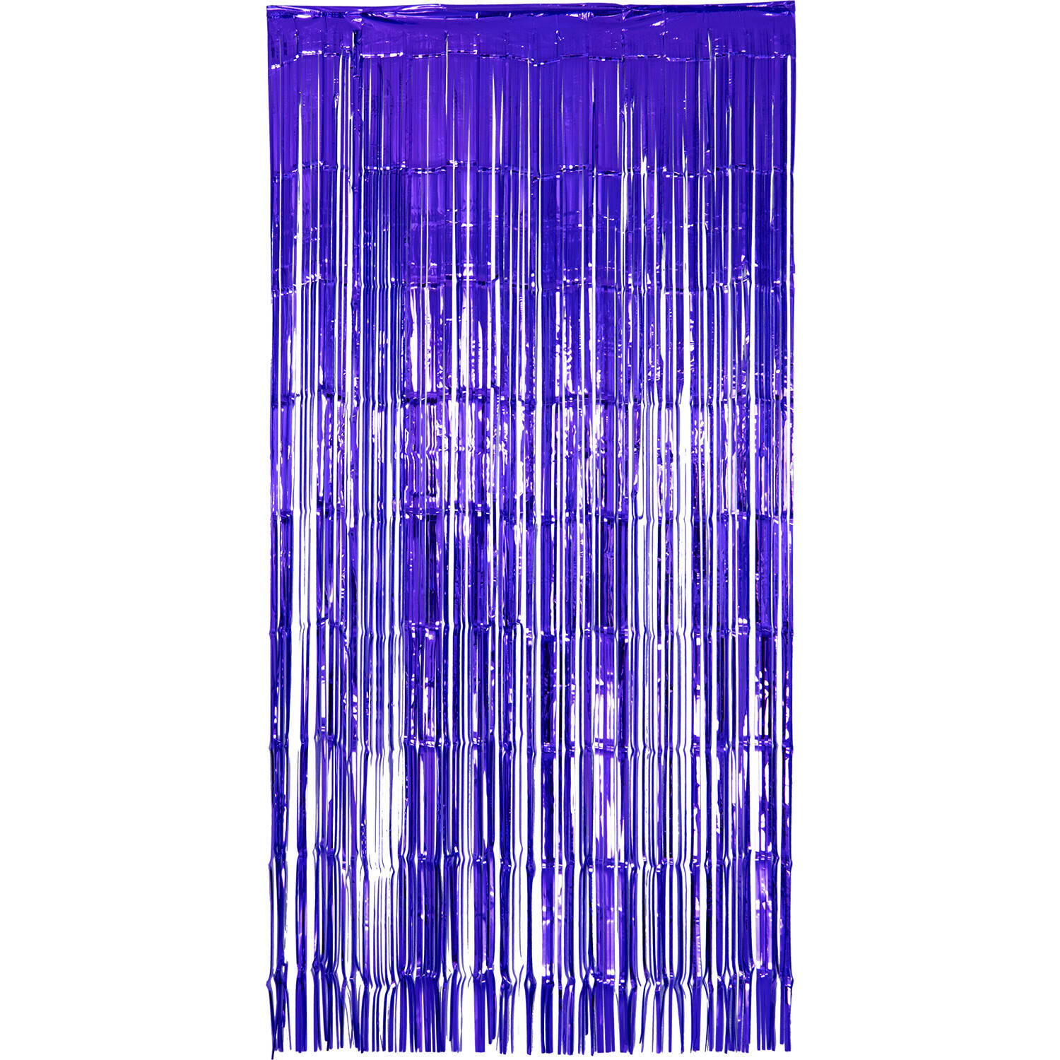 Vorhang Lametta blau, 2 x 1 m